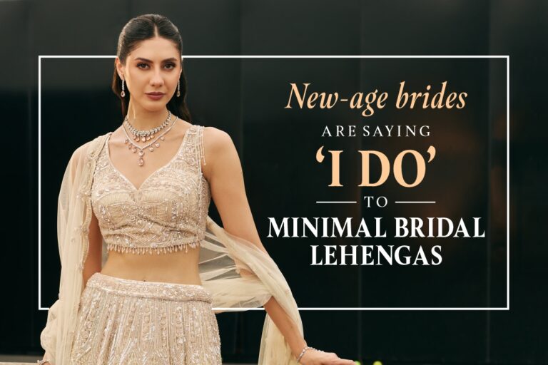 Read more about the article New-Age Brides Are Saying ‘I Do’ to Minimal Bridal Lehengas